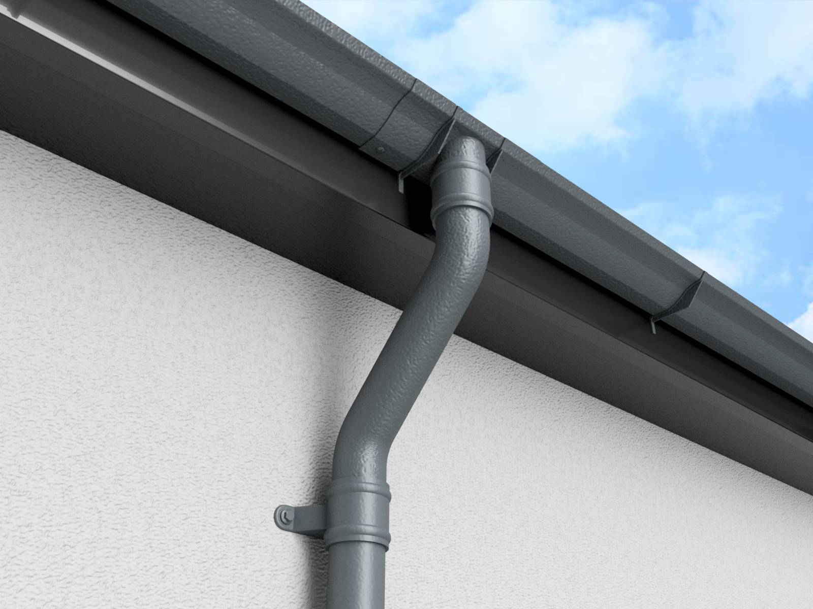 Cast Aluminium Guttering - Half-Round, Ogee or Moulded No.46