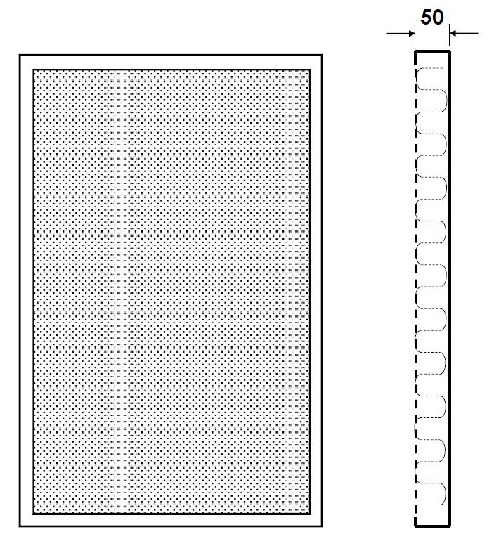 Acoustic Panel 50mm thick - Metal Enclosure Panels