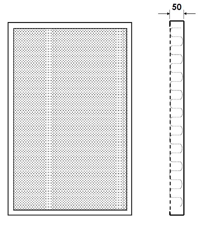 Acoustic Panel 50mm thick - Metal Enclosure Panels