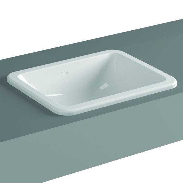 VitrA S20 Counter-top Basin, 45 cm, Square, 5473