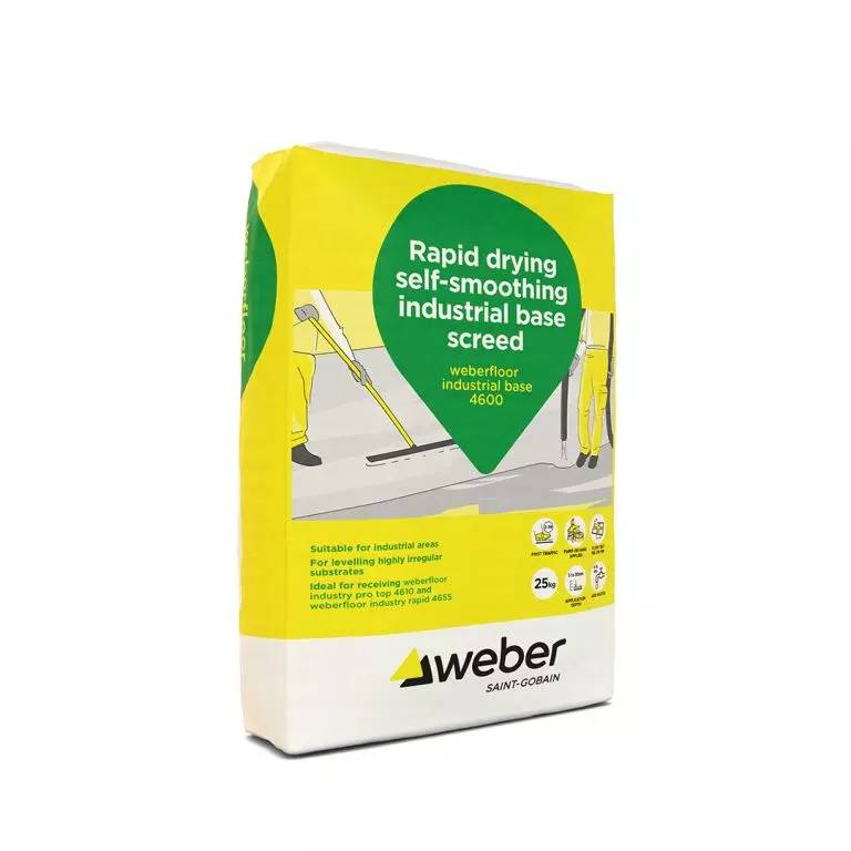 weberfloor industrial base 4600 - Self-smoothing Industrial Base Screed