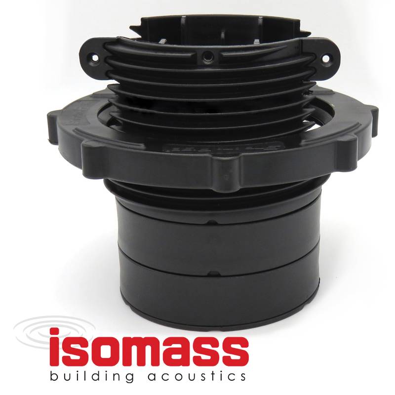 Acoustic Floor pedestal - Isocheck Adjustable Acoustic Cradle - Adjustable suspended acoustic floor