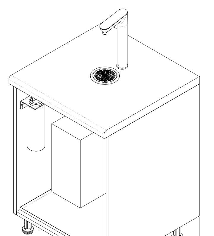 Aqua illi - Chilled & Ambient (CA) Water Tap - Fully Integrated Water Tap System