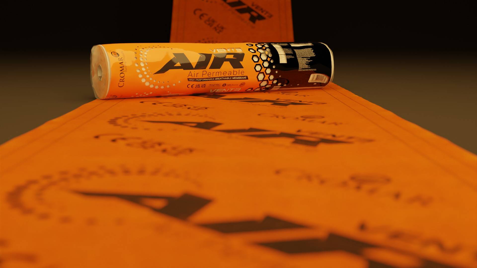 Vent3 AIR - Air Open and Vapour Permeable Breather Membrane - Breathable Roofing Felt