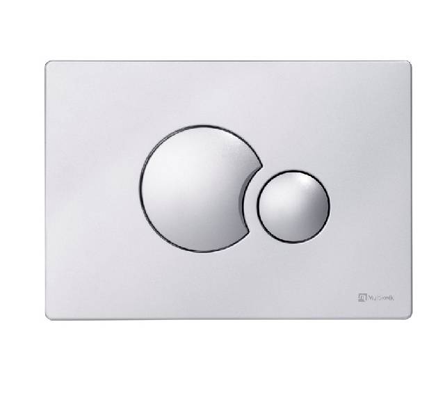 TRF0428E Multikwik Flush Plate - Eclipse (Satin Chrome finish)