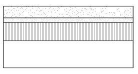 Precast concrete flags on mortar laying course, asphalt concrete base course, and type 1 sub base