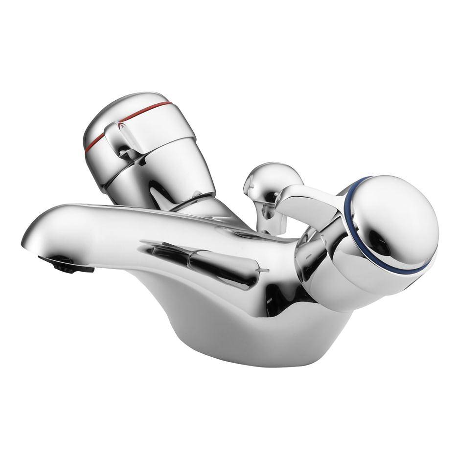 Elements Dual Control One Hole Basin Mixer With Axis Handles