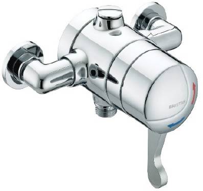 OP TS1503 EL C Opac Exposed Shower Valve with lever handle