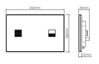 WAVE S3 - Touch free flush actuator