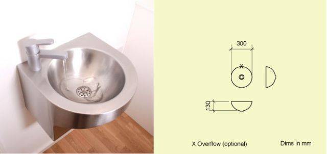 Sink Bowl V211 - Circular Stainless Steel Kitchen Sinks
