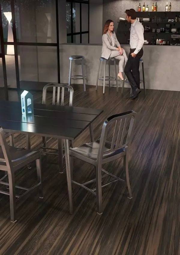 Natura Tile - Rubber Floor Tile with Marbling Effect