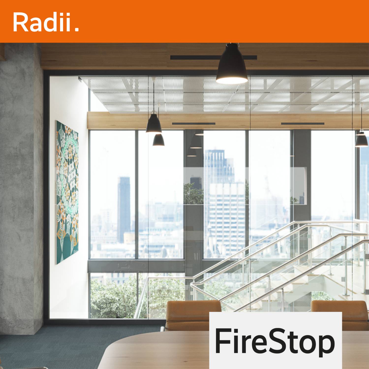 FireStop Ei30 Single Glazed Partition System