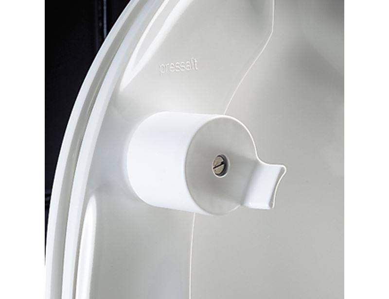Dania raised toilet seat with cover and splashguard