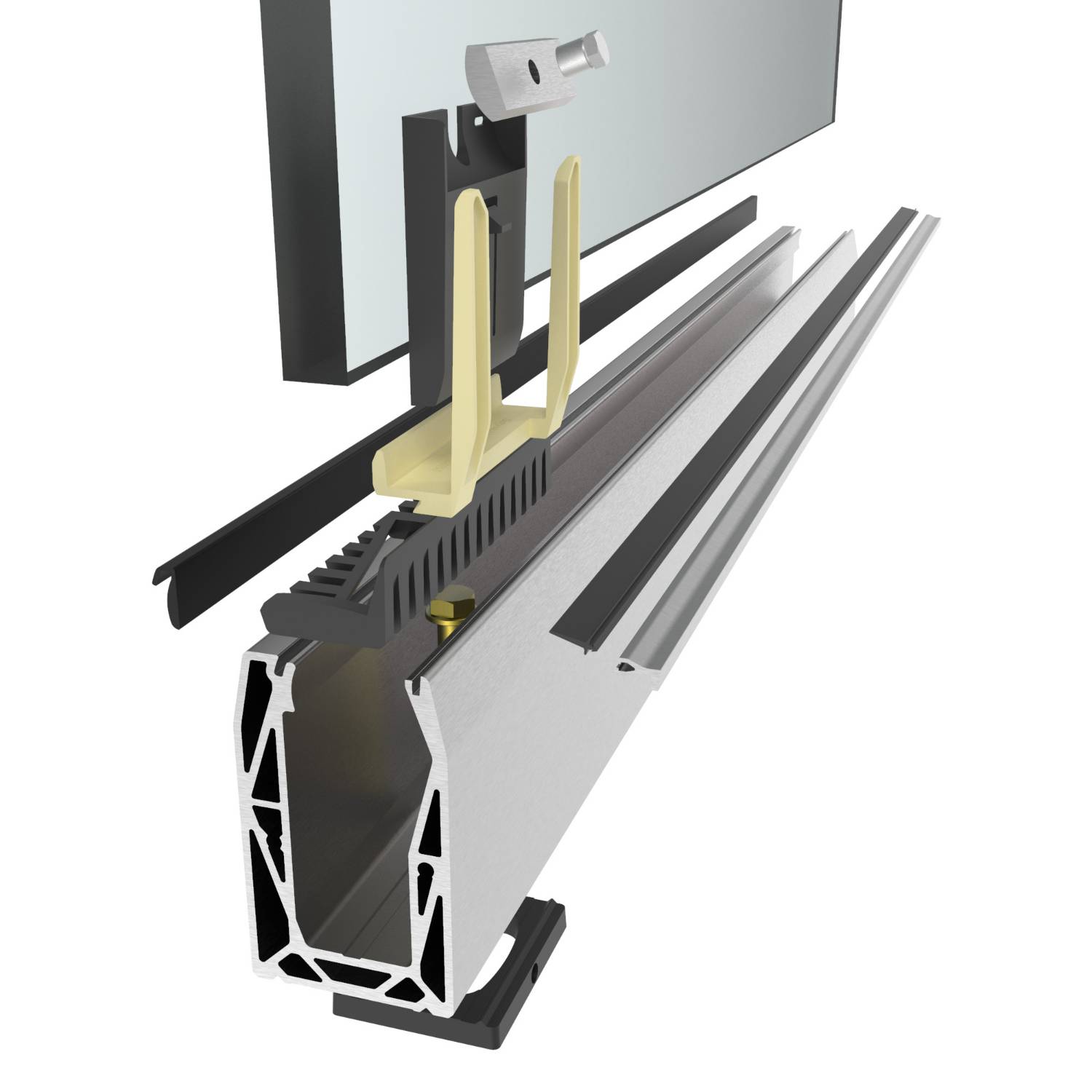 POSIone one-side-fit Balustrade - Frameless Glass Balustrade