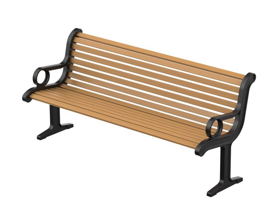 Cast Iron Seat - Baltimore Standard Duty - Benches