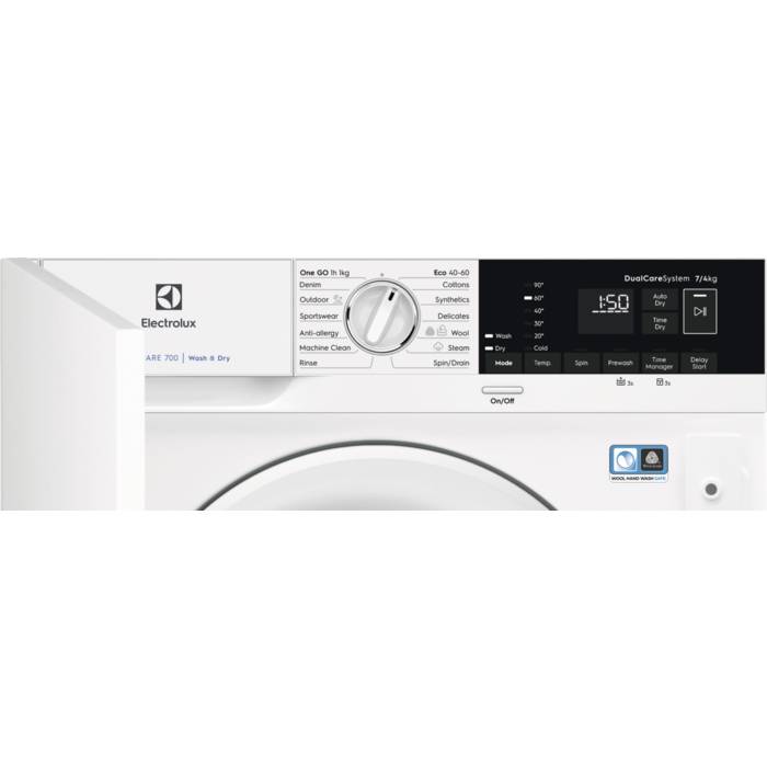 ELECTROLUX INTEGRATED 7KG WASHER DRYER - EWD746PCBI