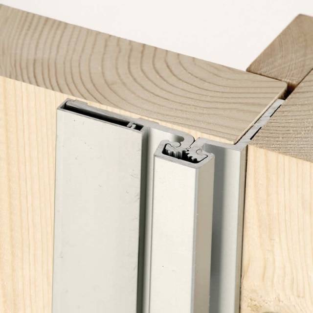 Half Surface Aluminium Hinge | Intastop Ltd | NBS Source