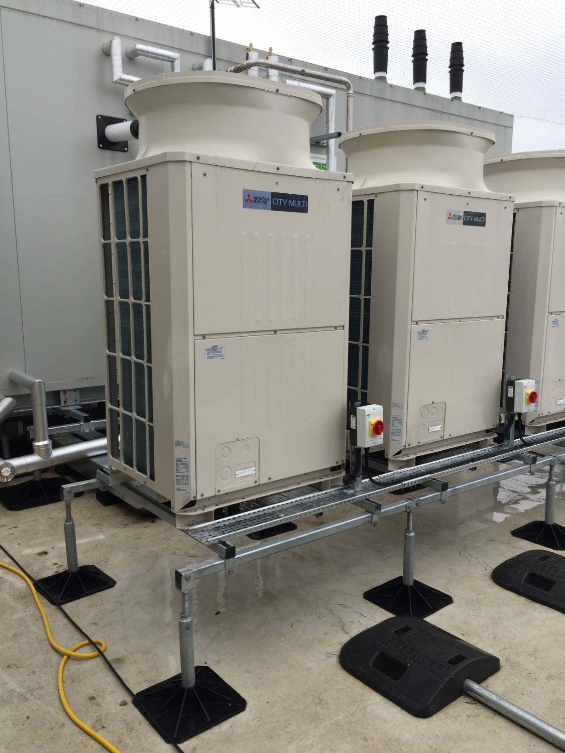 Flexi Light Frames (VRV/ VRF Condensers) - Lightweight Rooftop Support Frame System