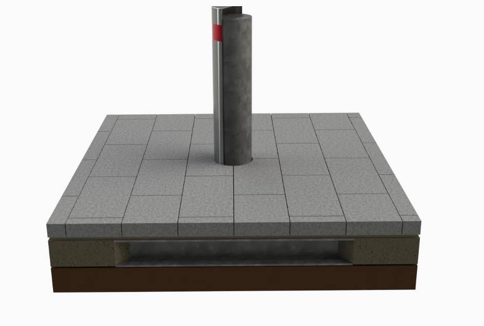 RhinoGuard®  Shallow Mount 72/50 - Bollard