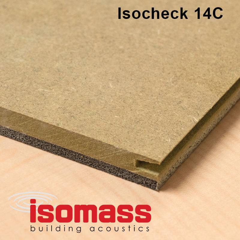 Acoustic Floor Solution - Isocheck 27C, 23C and 14C for concrete floors - Platform acoustic floor system