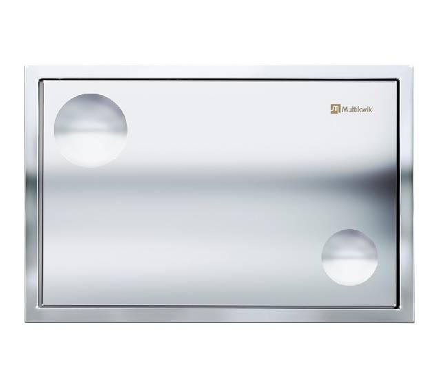 TRF0427AT Multikwik Flush Plate - Atlas Recessed (Chrome Finish)