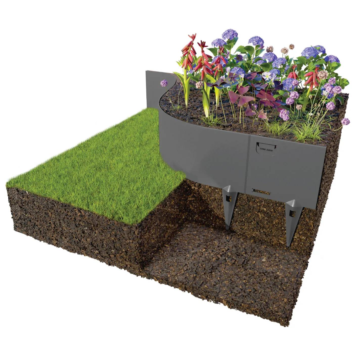 CORE EDGE - Steel edging 
