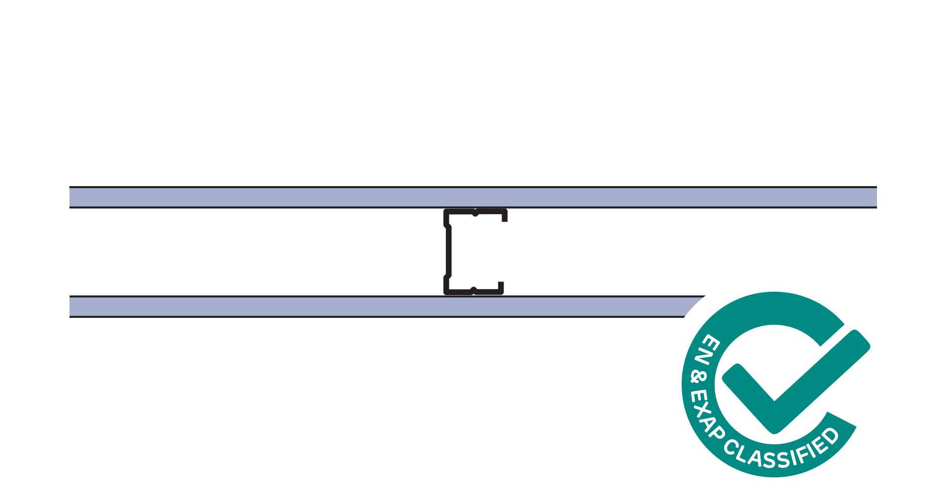 Siniat Single Frame Partition CS50R-12dB