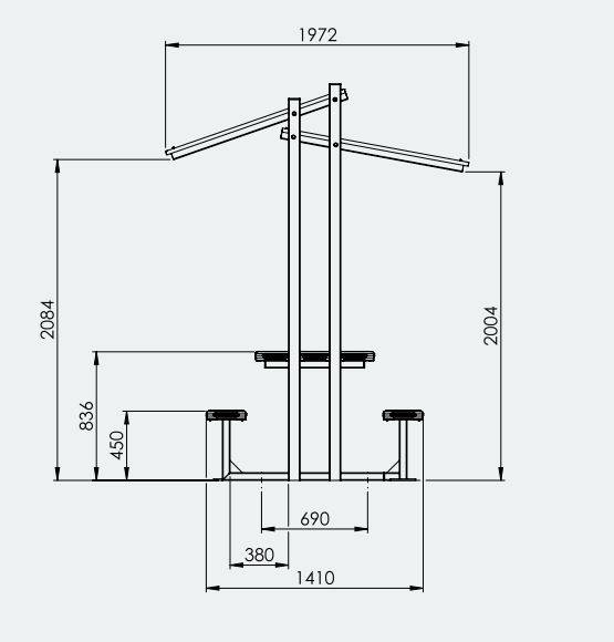 Interactive Eco-Trend Sheltered Park Setting