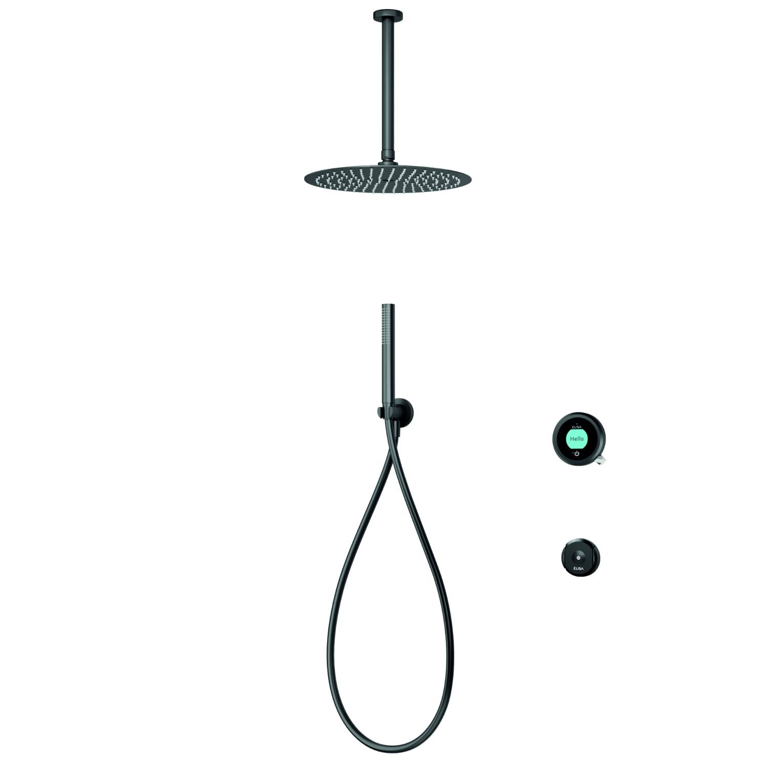 Intuition Divert Concealed Hand Shower with Ceiling Fixed Heads with Remote HP/Combi