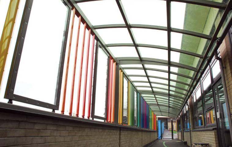 Hartcliffe Covered Walkway Canopy  - Canopy and covered walkway