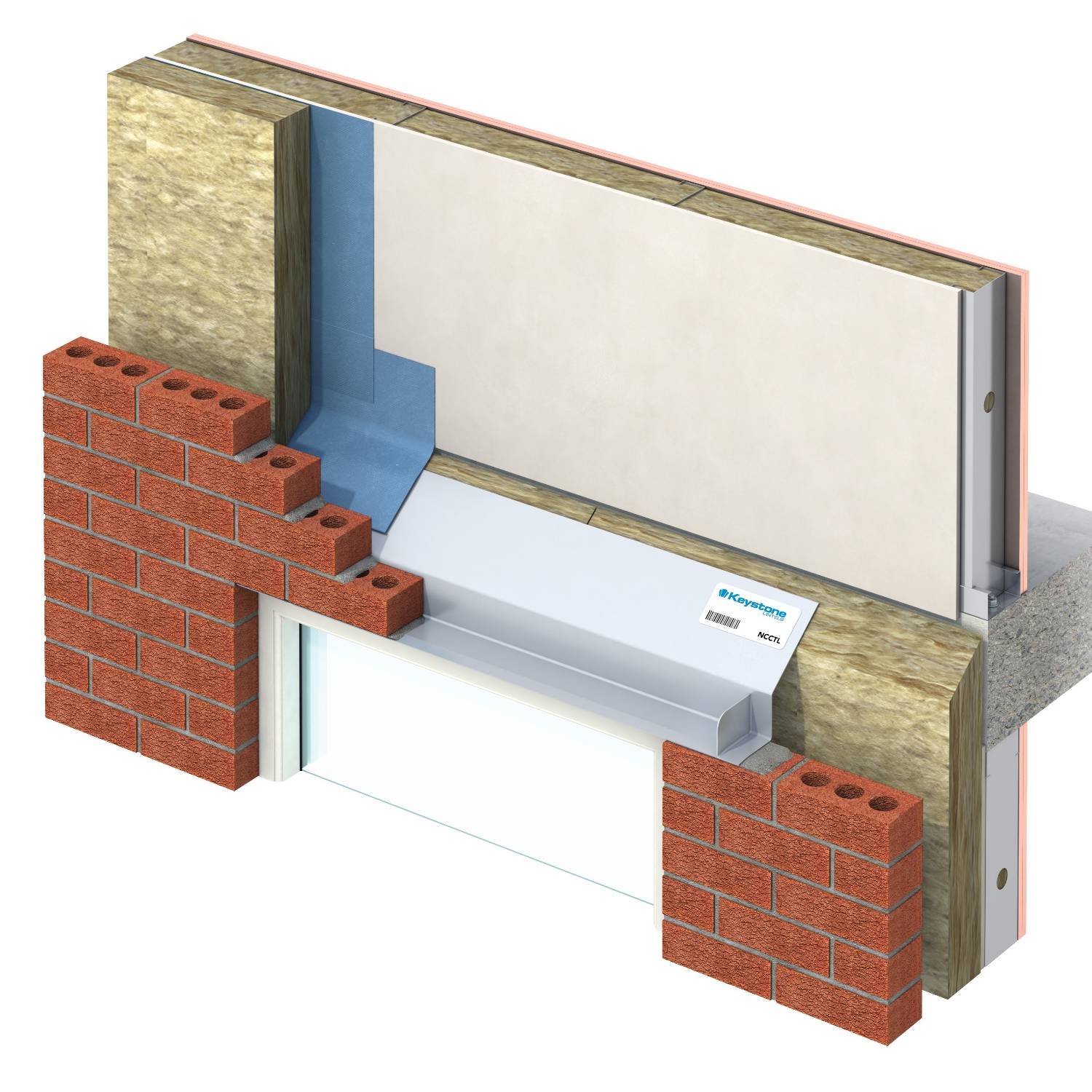 Keystone Non Combustible Cavity Tray Lintels (NCCTL) - Standard/ Heavy/ Extra Heavy Duty