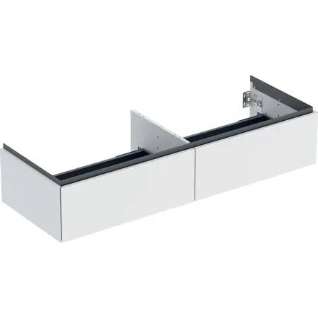 Geberit ONE Cabinet For Lay-On Washbasin, With Two Drawers - Cabinet