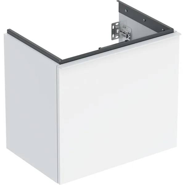 Geberit Acanto Cabinet for Washbasin, with One Drawer and One Internal Drawer, Small Projection - Cabinet
