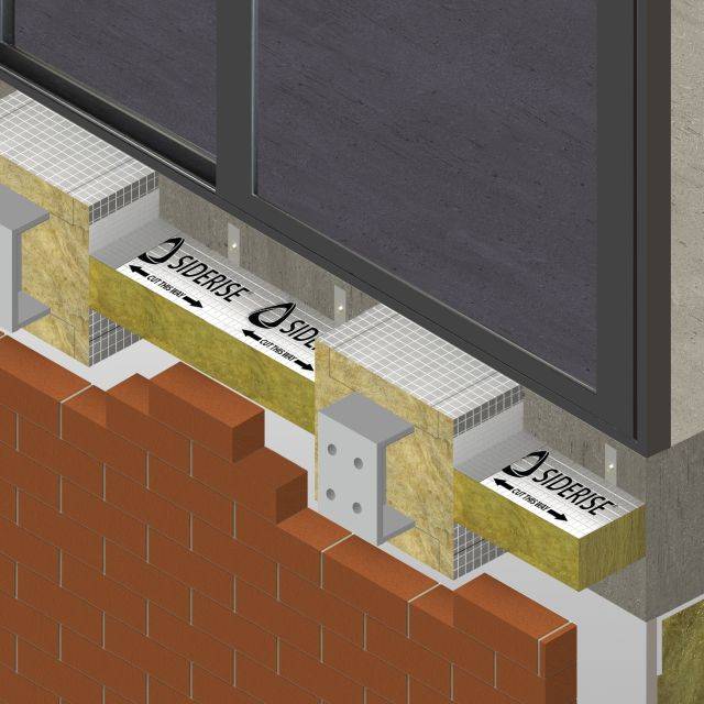 SIDERISE BB-CB Balcony Bracket-Cavity Barriers