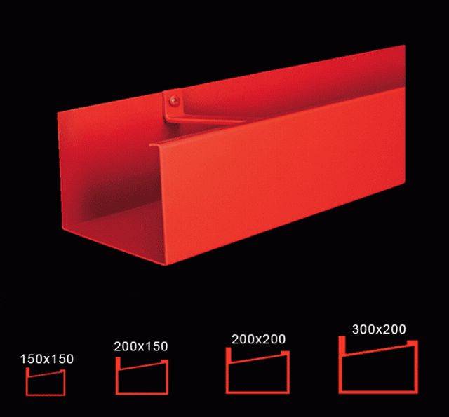 125 x 100 mm box gutter