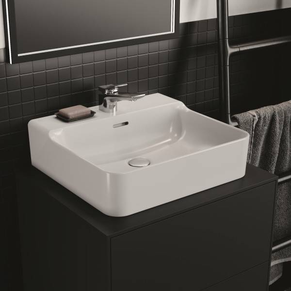 Conca 50 cm Washbasin, Non-grinded Underneath