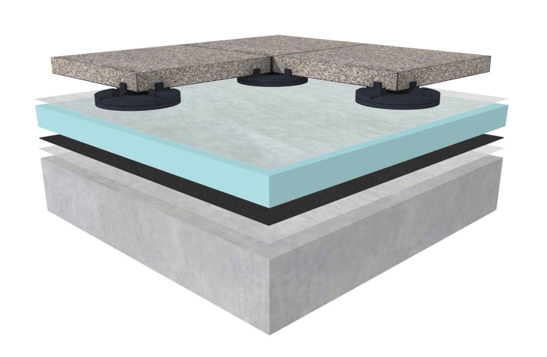 RubberGard™ EPDM Inverted Warm Roof System 