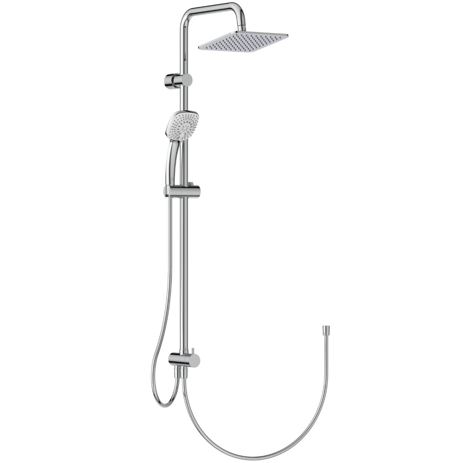 Idealrain Shower System Kits, Square