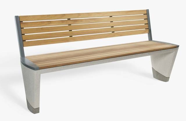Coda Concrete And Timber Seat
