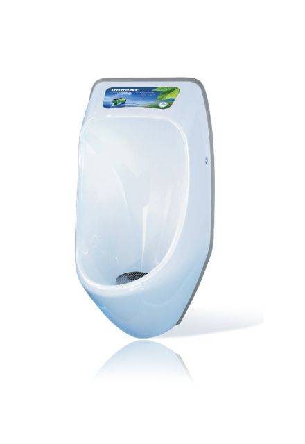 Urimat Ecovideo Waterless Urinal c/w Hydrostatic Siphon