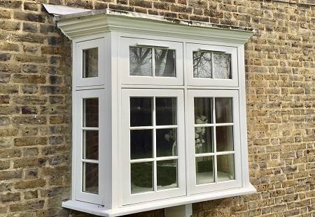 Traditional Flush Casement Timber Windows - Double Side Hung Floating Mullion