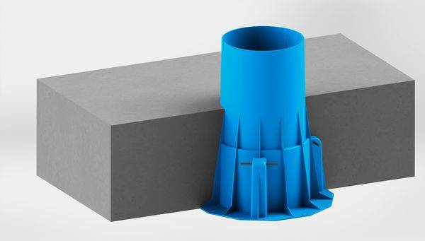 110mm Sure Snap Cast in Fire Collar - Fire Collar