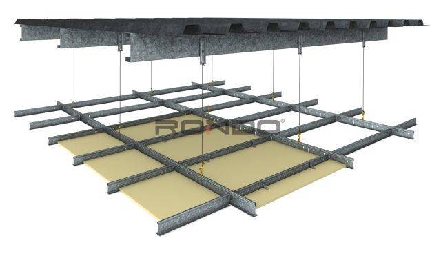 DUO® Exposed Grid Ceiling System