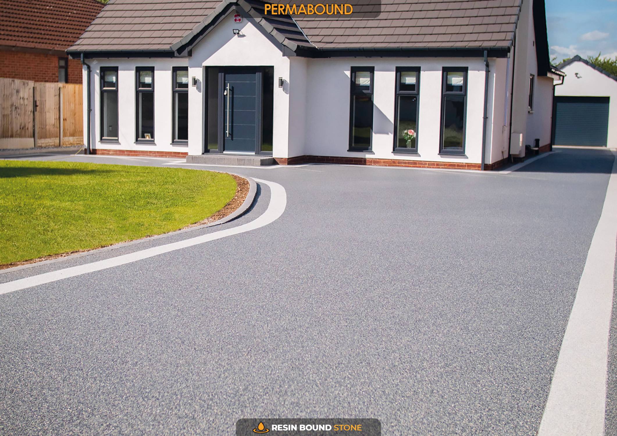 PERMABOUND Resin Bound Surfacing – Marble, Granite, Quartz - Permeable Resin Bound Stone Surfacing