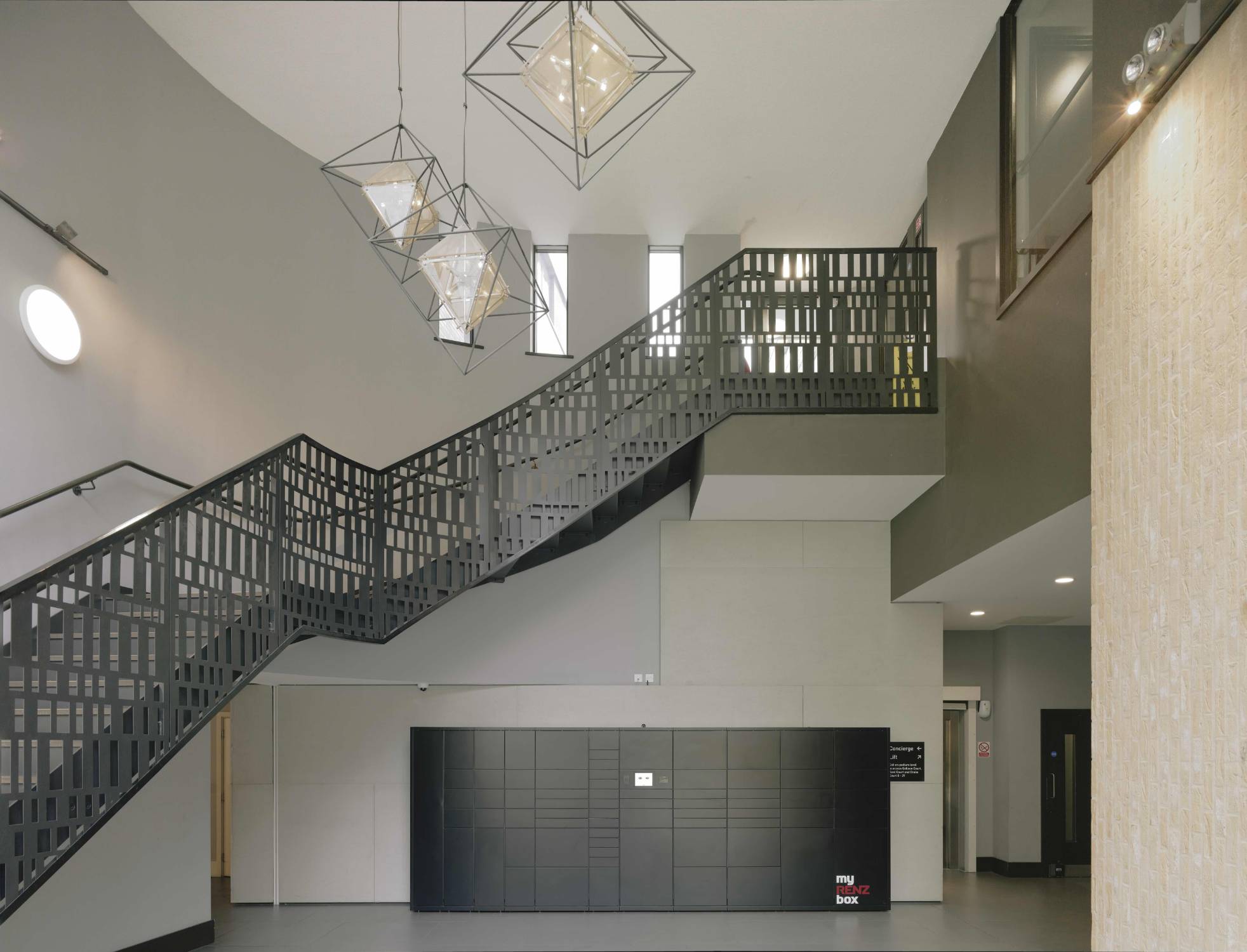 myRENZbox - Intelligent Parcel Delivery - 50/ 100/ 200/ 300/ 500 Algorithm Calculated - Fire Rated and Non Fire Rated Options Available - Apartment Letter And Parcel Lockers