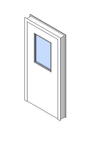 Internal Single Door, Vision Panel Style VP06