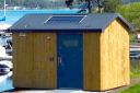 Greenline  - toalett med solceller og integrert tank