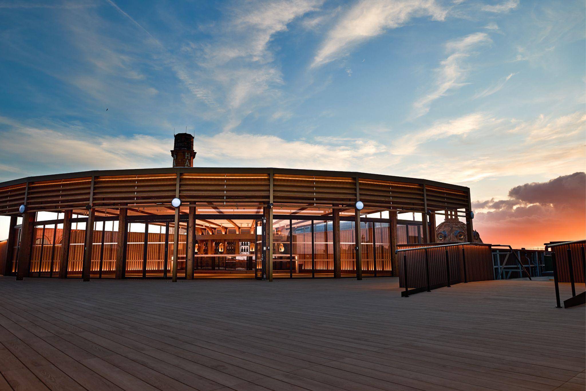 Wallbarn Integrated Substructure for Exadeck Porcelain Decking System