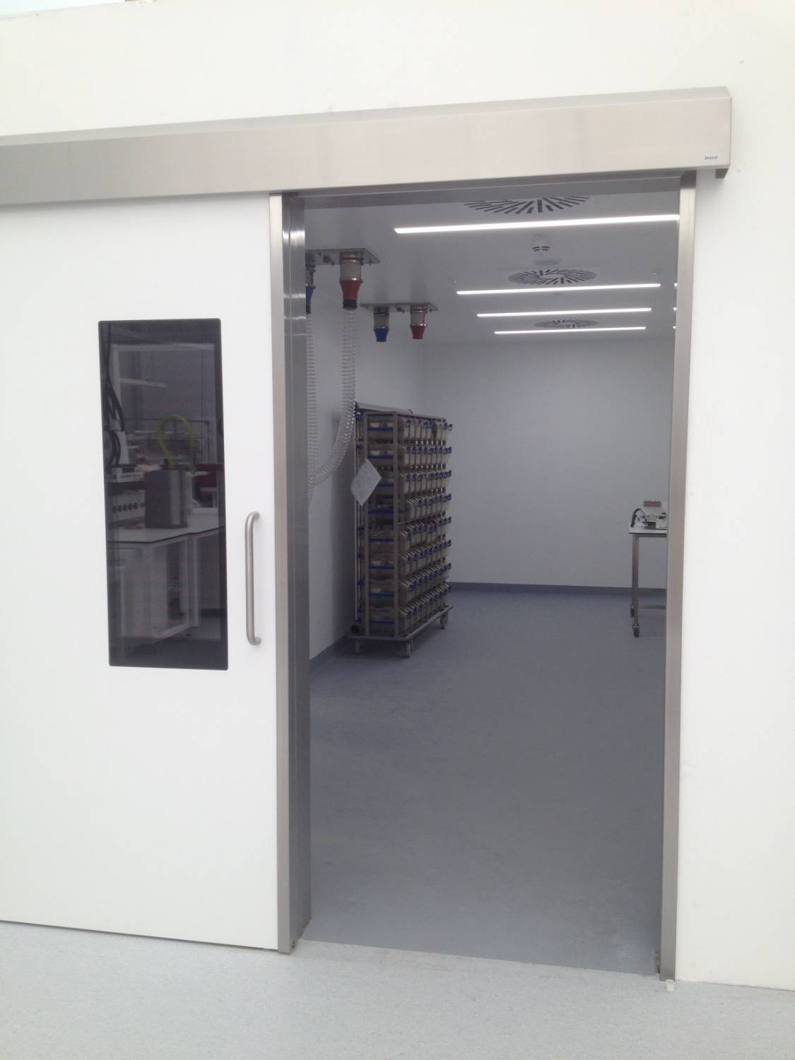 Hygienic Sliding GRP Doors