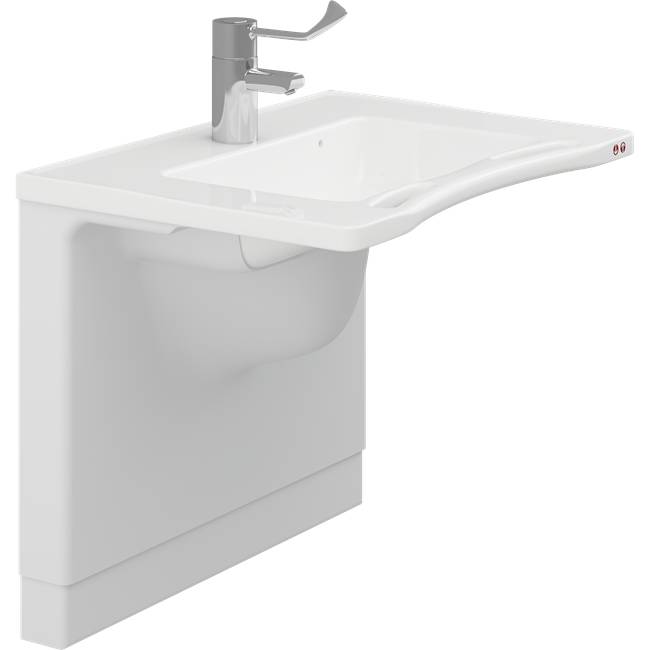 Adjustable height powered Matrix Medium bathroom basin complete package PKG-0005